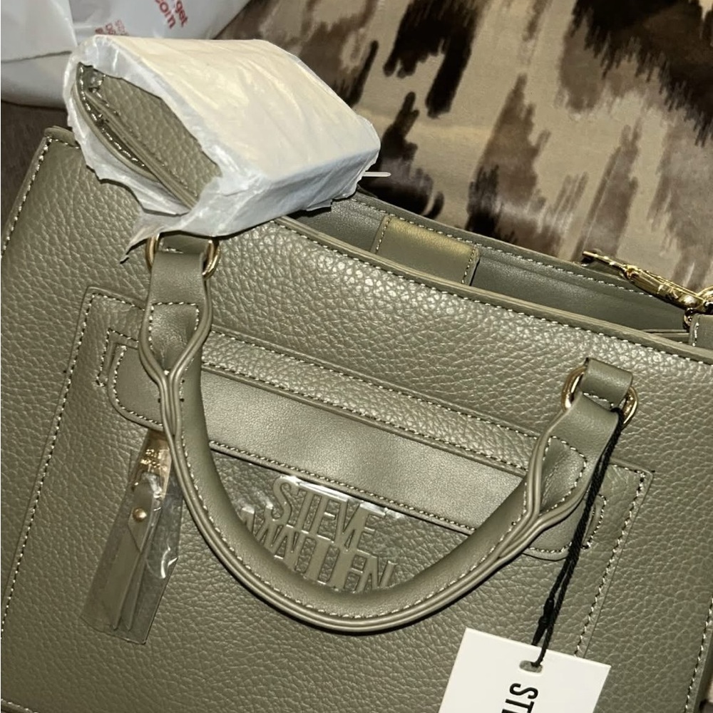 Steve Madden Sage Green Satchel